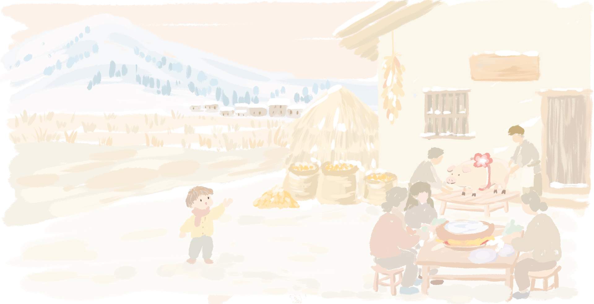雪中刨猪汤