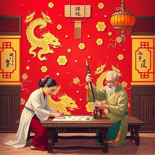 日子画进年画里