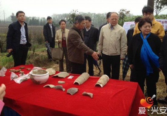 国家文物局局长励小捷调研兴安文物保护工作