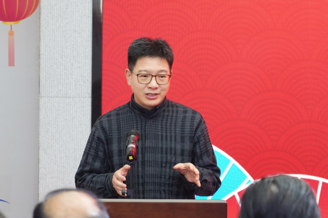 中国美术家协会分党组成员、秘书长王平致辞