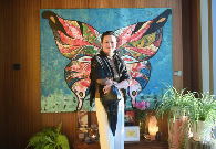 《生命韵律：花间蝶舞——茧、蝶、花 》 艺术展开幕