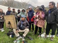 3月30 日，樱花公园采风写生