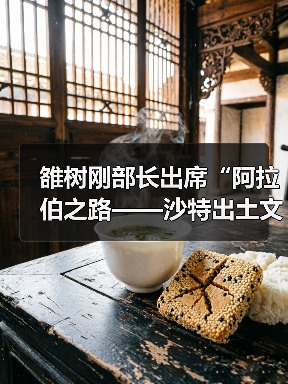 雒树刚部长出席“阿拉伯之路——沙特出土文物”展览开幕式（图4）