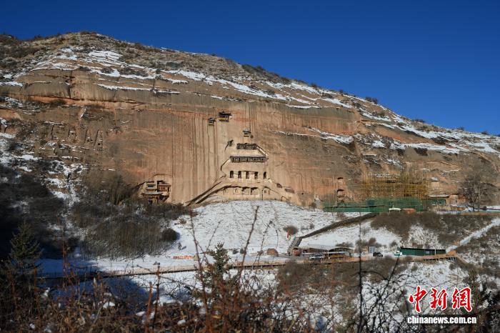 甘肃肃南马蹄寺石窟群“丝路文明”映千年