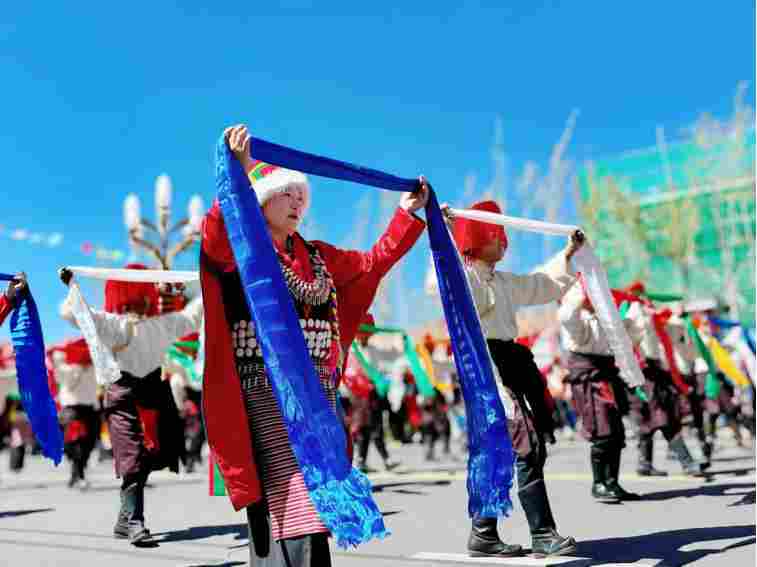 象雄文化旅游节舞动雪域团结赞歌（石榴花开 籽籽同心）
