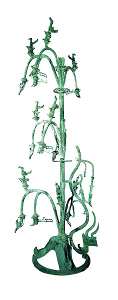 【晒晒咱的镇馆之宝㉔】三星堆青铜神树：古蜀人的“通天梦”