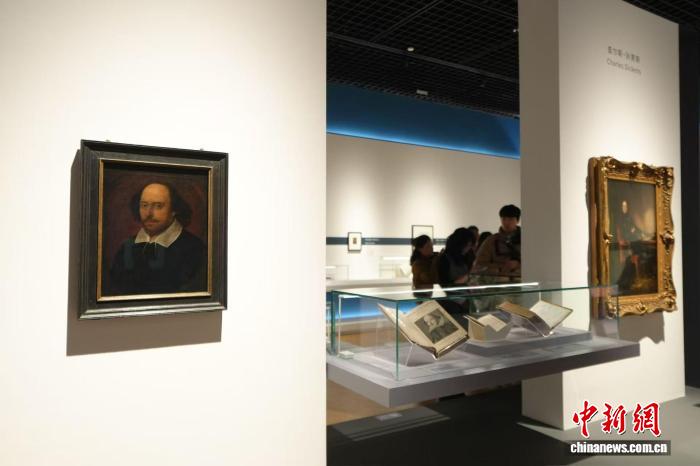上海博物馆举办肖像与名迹展 回望莎士比亚等英国文学巨匠